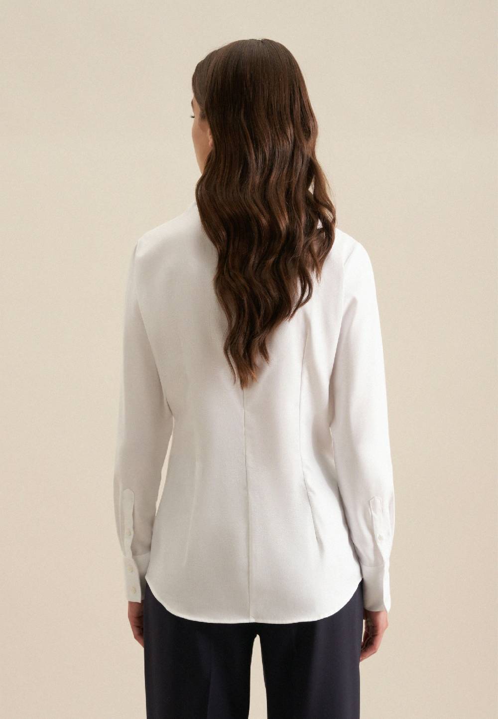 Studio Seidensticker Twill Kelchkragenbluse Bis zu 50% Rabatt