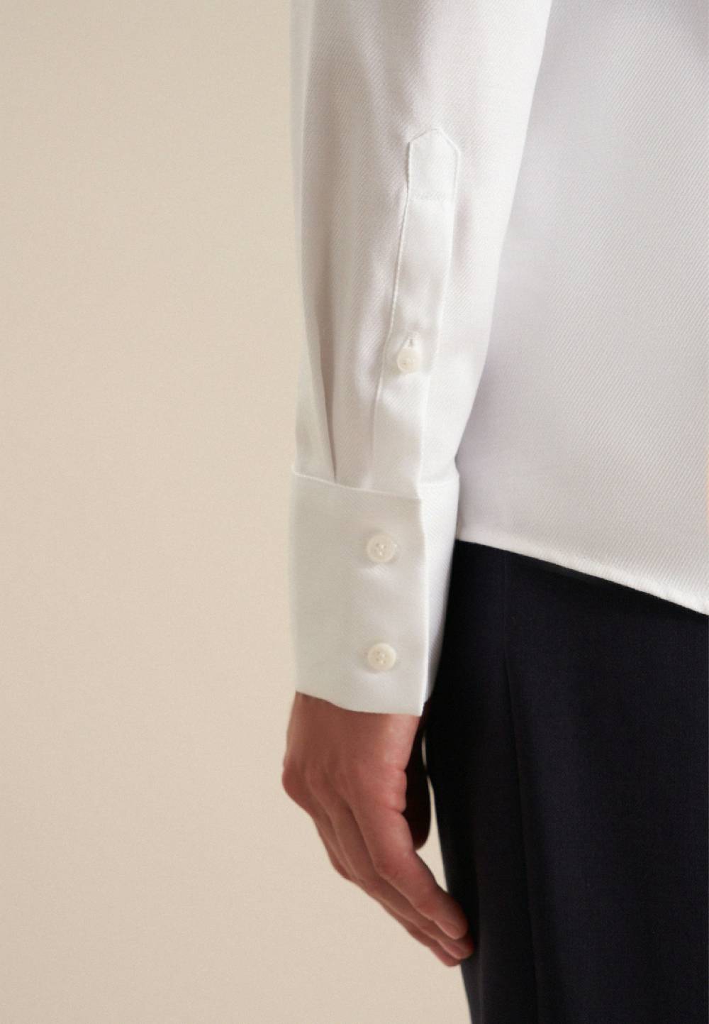 Studio Seidensticker Twill Kelchkragenbluse Bis zu 50% Rabatt