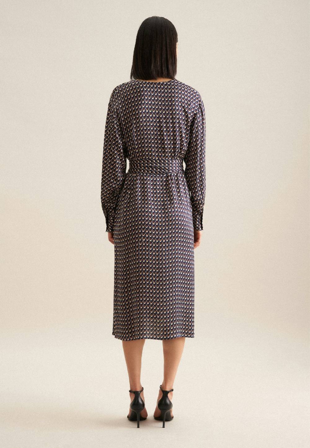 Studio Seidensticker Satin Midi Kleid Online Outlet