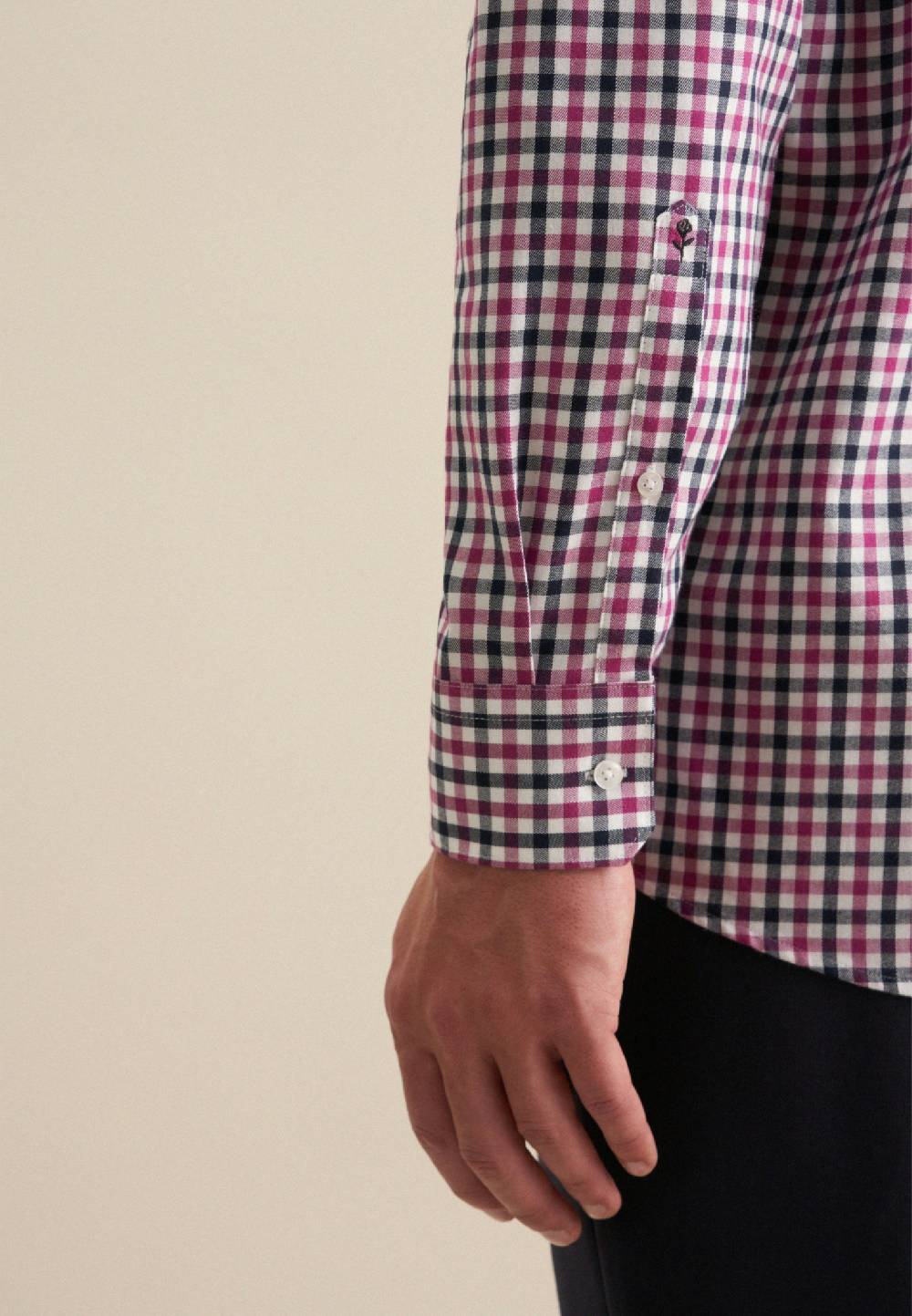 Studio Seidensticker Flanell Flanellhemd in Comfort mit Button-Down-Kragen Kauf eins, bekomm eins gratis
