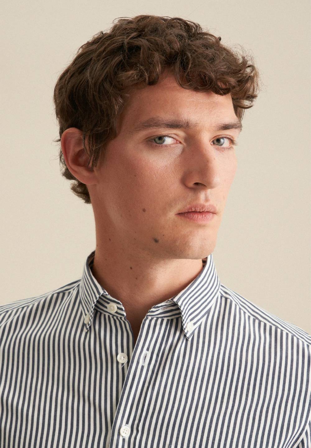 Studio Seidensticker Twill Casual Hemd in Slim mit Button-Down-Kragen Sonderangebote