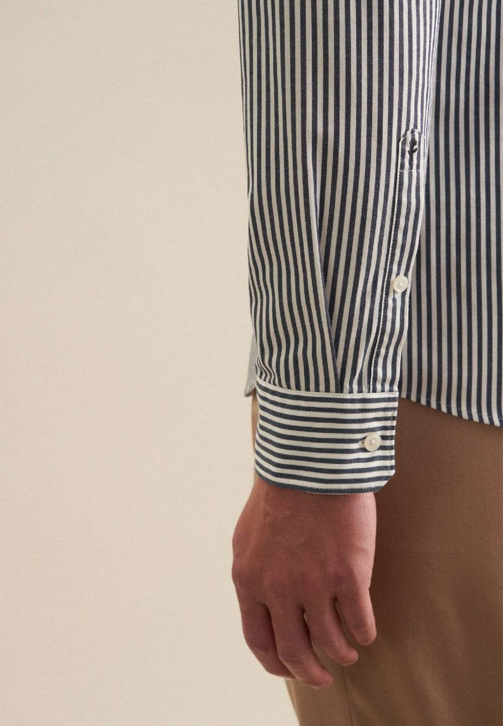 Studio Seidensticker Twill Casual Hemd in Slim mit Button-Down-Kragen Sonderangebote