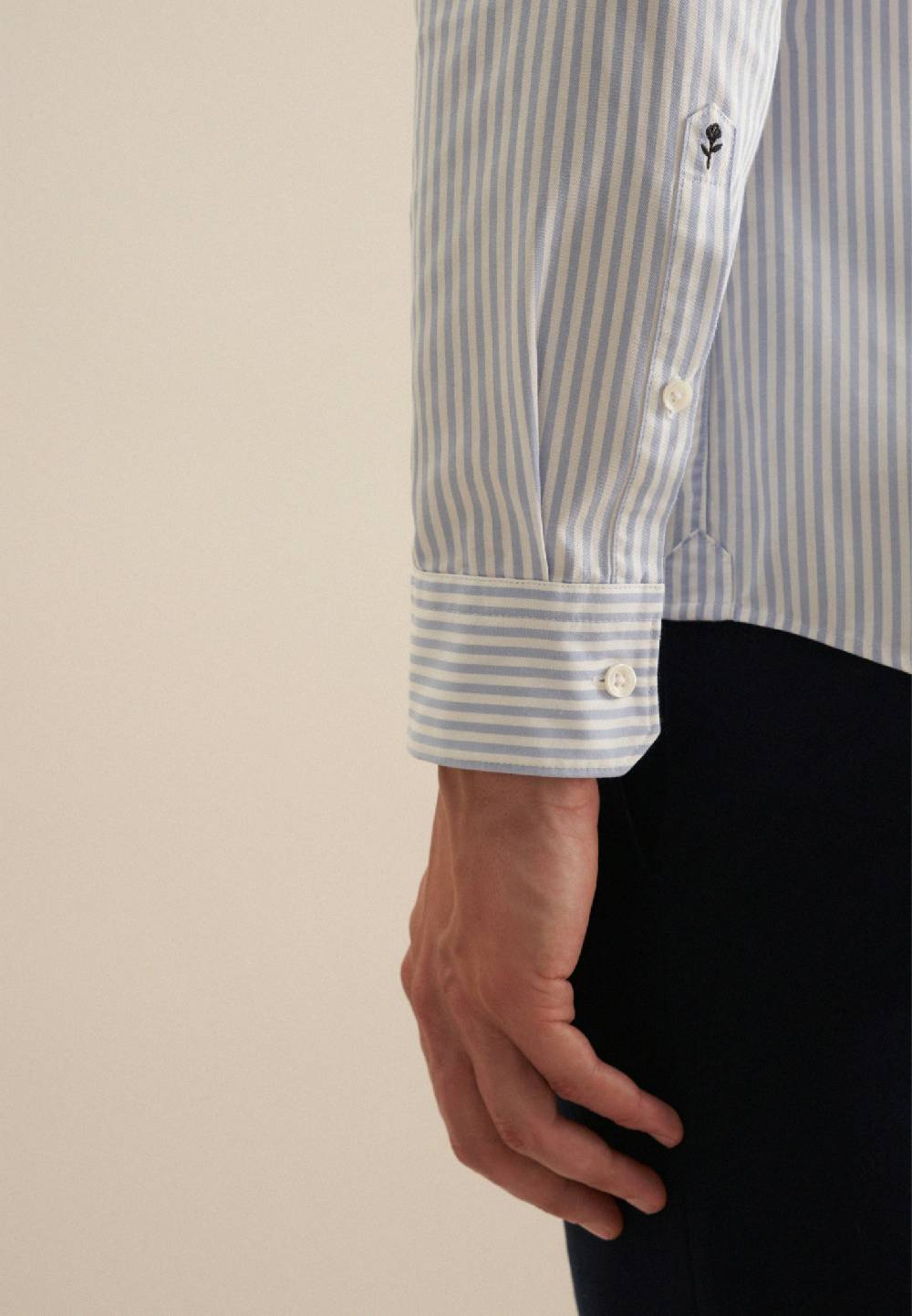 Studio Seidensticker Twill Casual Hemd in Slim mit Button-Down-Kragen Riesige Ersparnisse