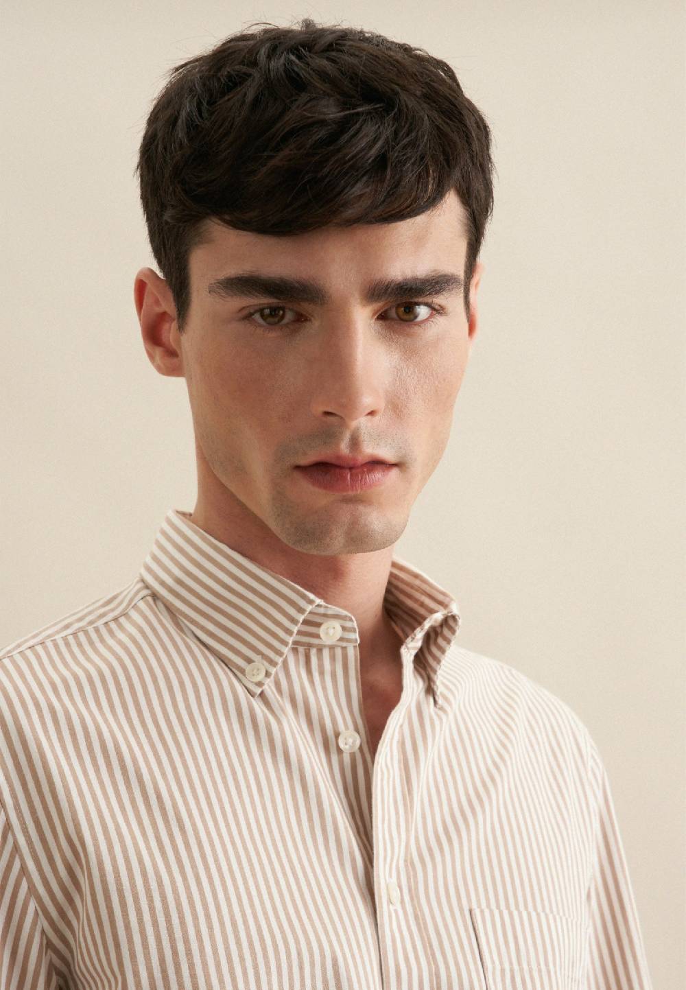 Studio Seidensticker Twill Casual Hemd in Slim mit Button-Down-Kragen VIP-Rabatte