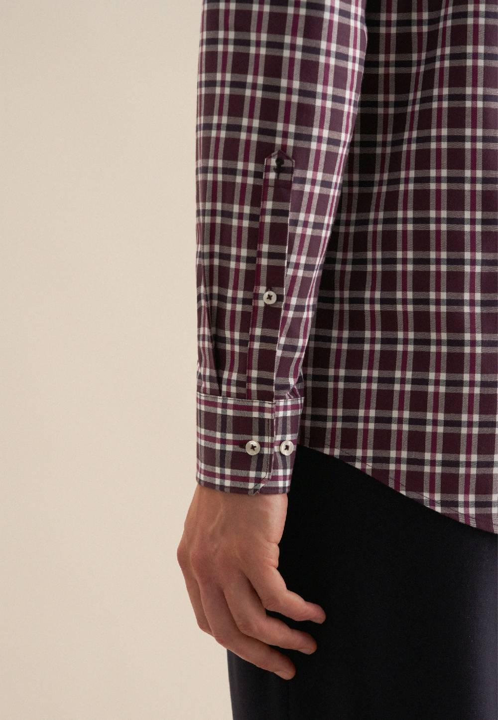 Studio Seidensticker Flanell Flanellhemd in Regular mit Button-Down-Kragen Tiefpreis