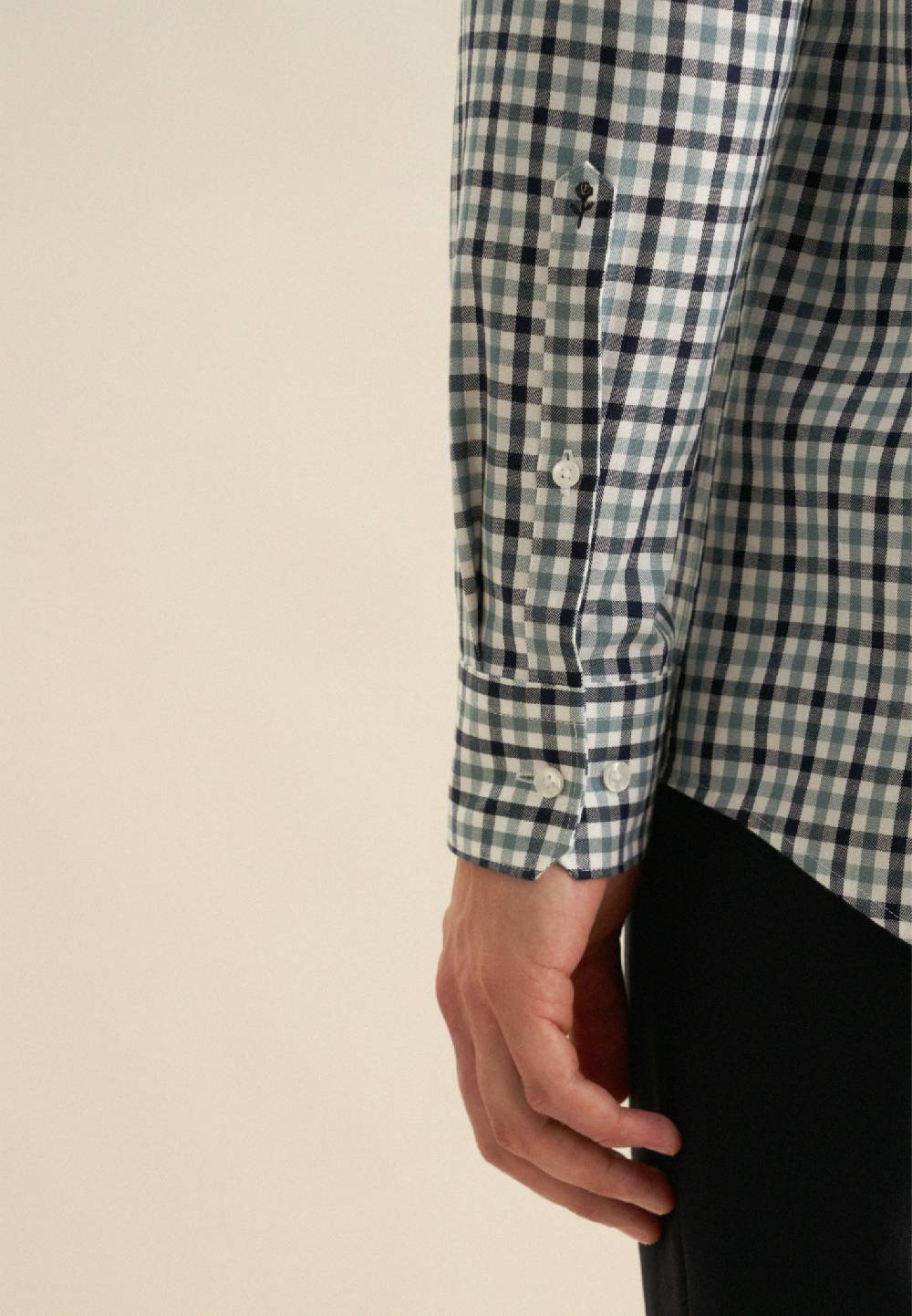 Studio Seidensticker Flanell Flanellhemd in Regular mit Button-Down-Kragen Letzte 3 Tage