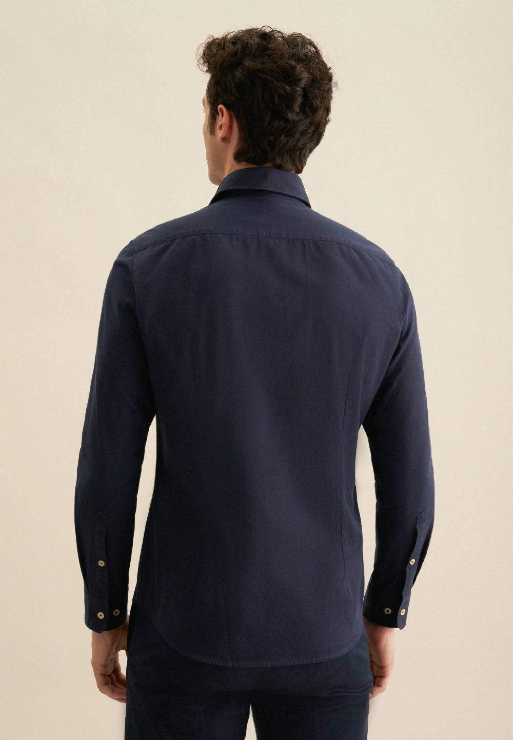 Studio Seidensticker Twill Casual Hemd in Slim mit Kentkragen Sonderangebot der Fabrik