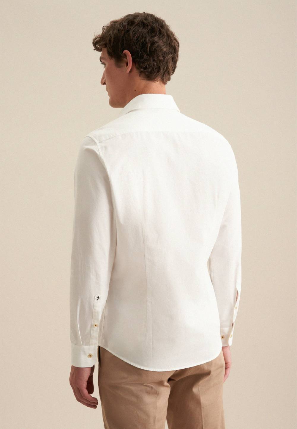 Studio Seidensticker Twill Casual Hemd in Slim mit Kentkragen Vierteljährliche Förderung