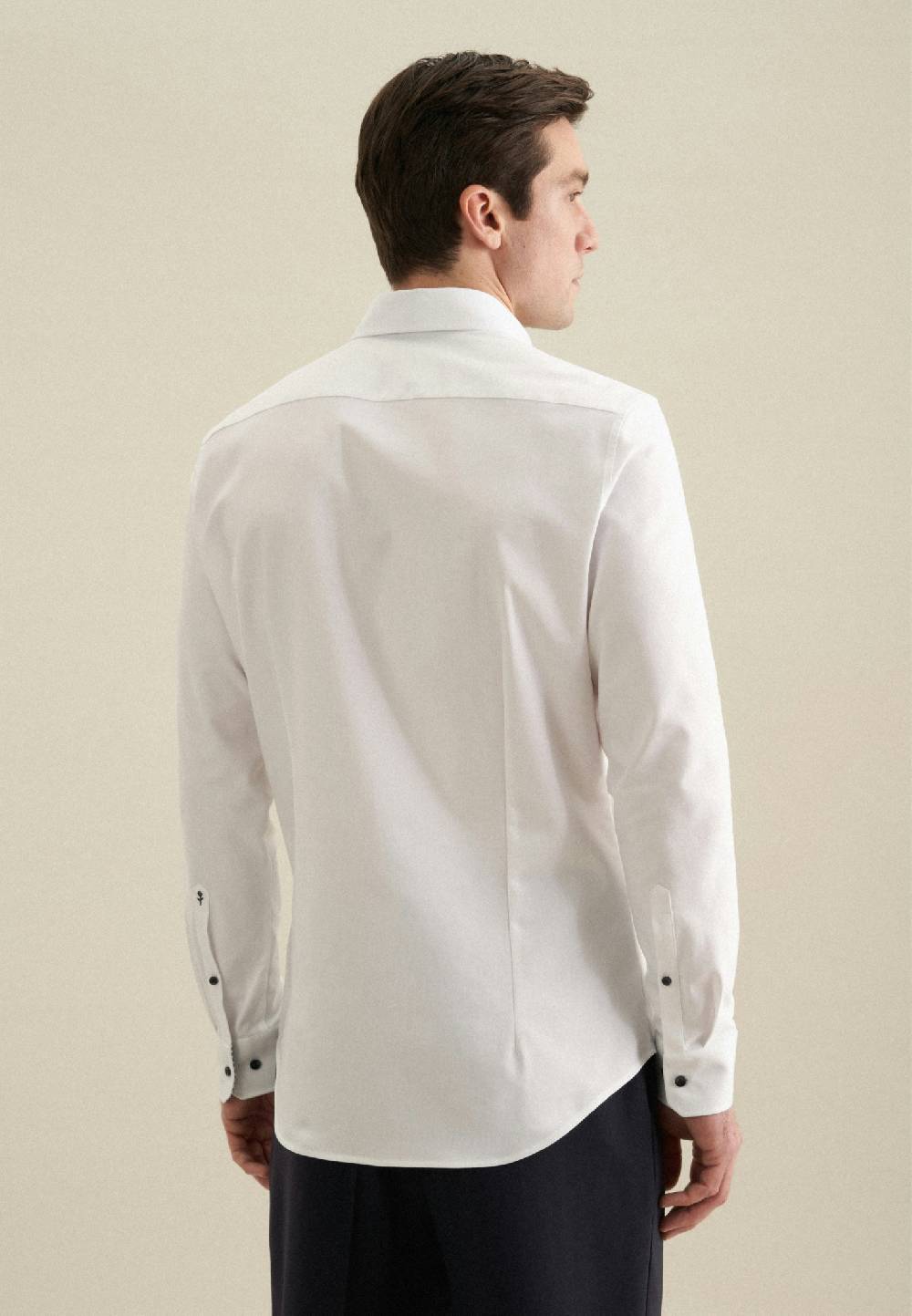 Studio Seidensticker Twill Performance-Hemd in Slim mit Kentkragen Saisonschlussverkauf