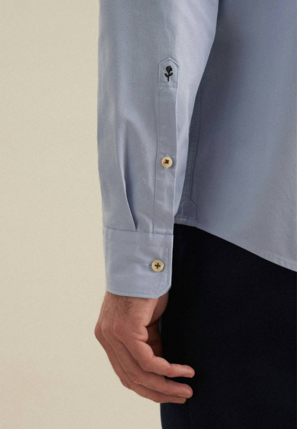 Studio Seidensticker Twill Casual Hemd in Regular mit Kentkragen Black Friday