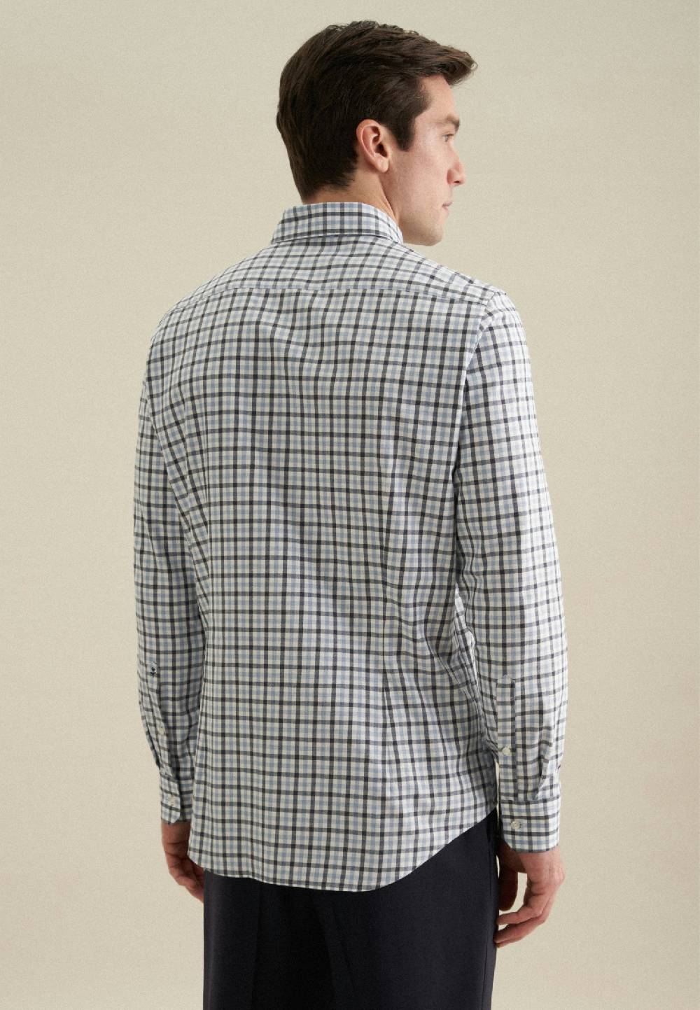 Studio Seidensticker Flanell Flanellhemd in Shaped mit Button-Down-Kragen Osterangebot