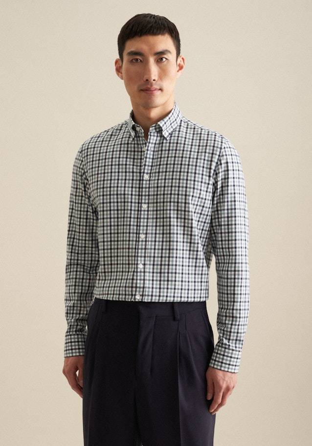 Studio Seidensticker Flanell Flanellhemd in Slim mit Button-Down-Kragen Zeitlich begrenztes Angebot