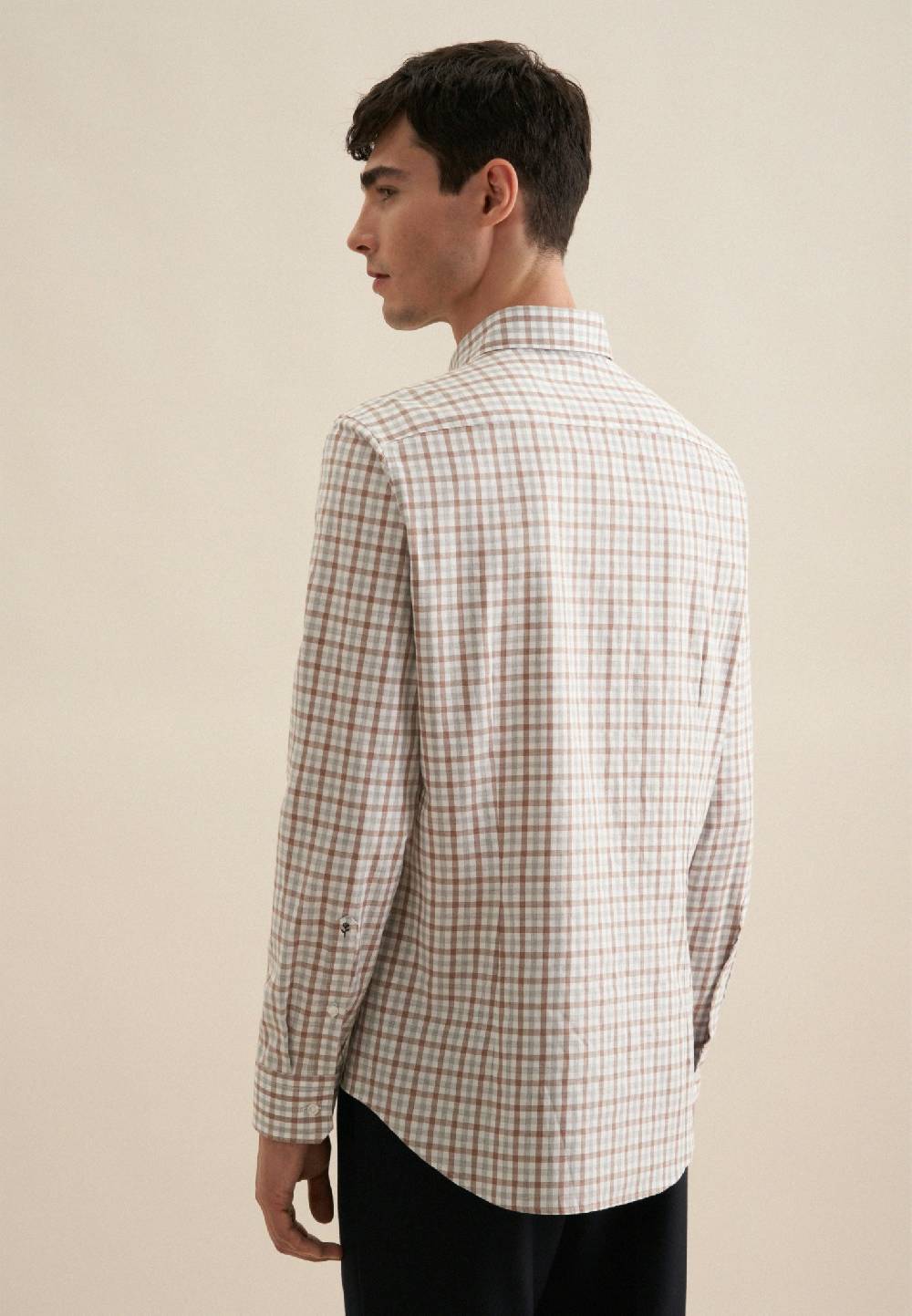 Studio Seidensticker Flanell Flanellhemd in Slim mit Button-Down-Kragen Blitzangebot