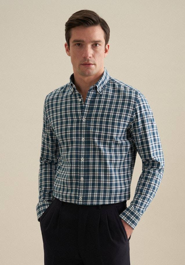 Studio Seidensticker Flanell Flanellhemd in Slim mit Button-Down-Kragen 50% Rabatt für begrenzte Zeit