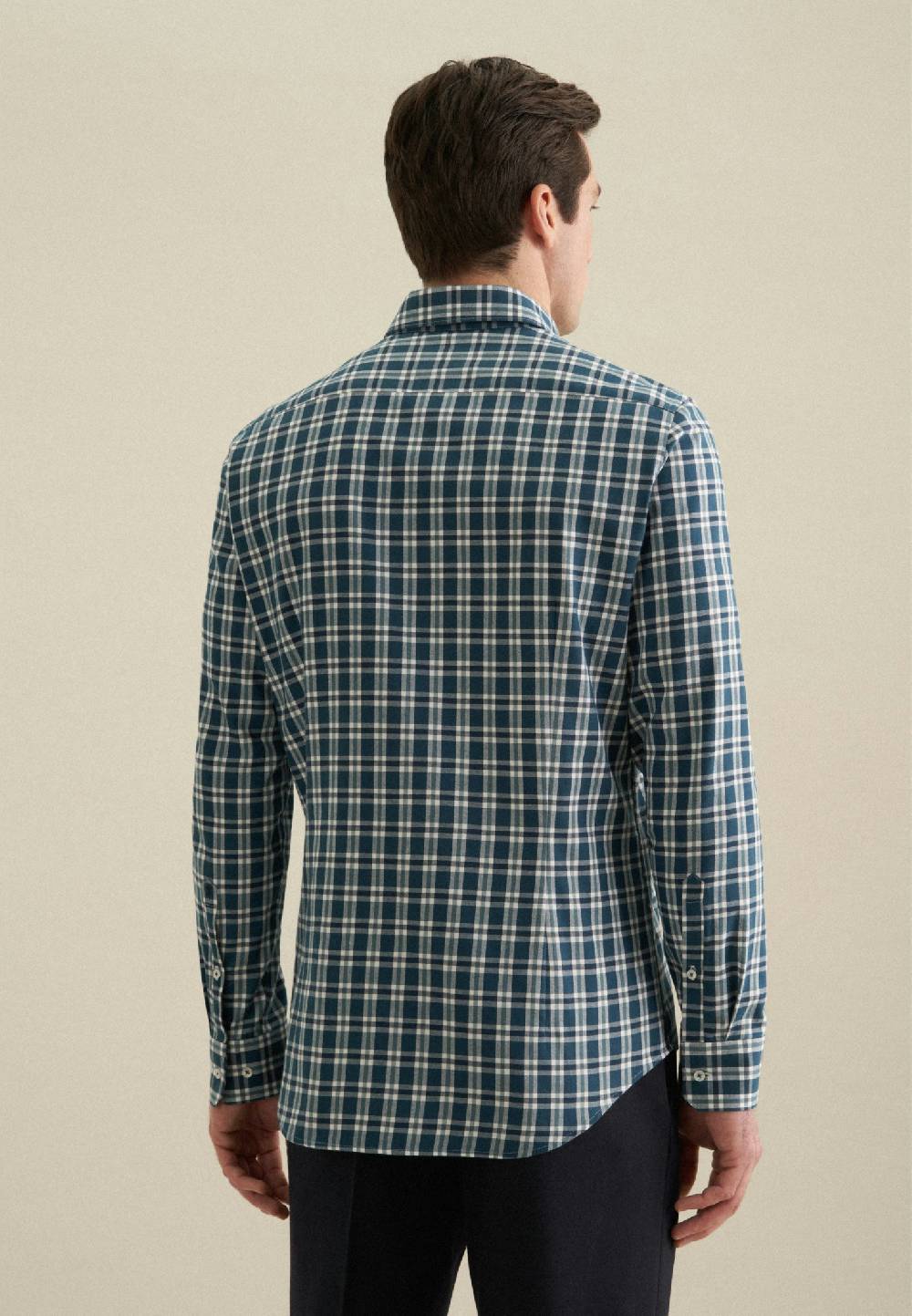 Studio Seidensticker Flanell Flanellhemd in Slim mit Button-Down-Kragen 50% Rabatt für begrenzte Zeit