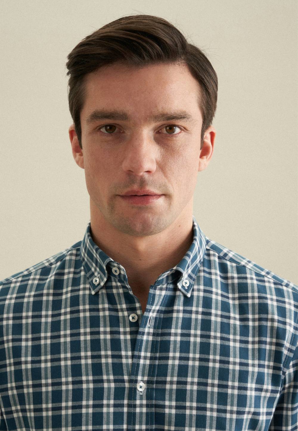 Studio Seidensticker Flanell Flanellhemd in Slim mit Button-Down-Kragen 50% Rabatt für begrenzte Zeit