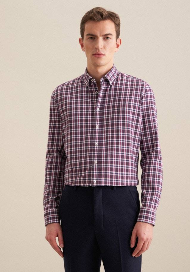 Studio Seidensticker Flanell Flanellhemd in Slim mit Button-Down-Kragen Fabrik Onlineshop