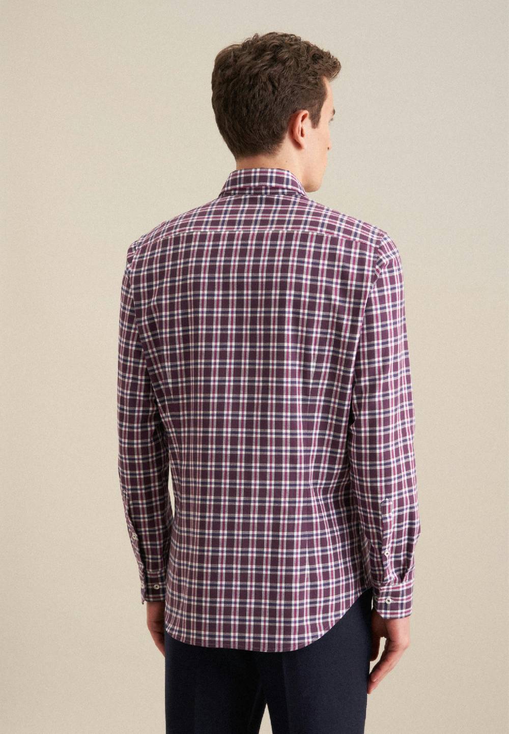 Studio Seidensticker Flanell Flanellhemd in Slim mit Button-Down-Kragen Fabrik Onlineshop