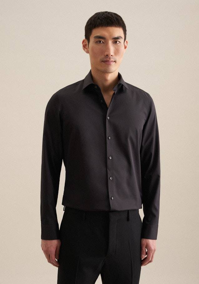 Studio Seidensticker Twill Performance-Hemd in Slim mit Kentkragen Flash Sale