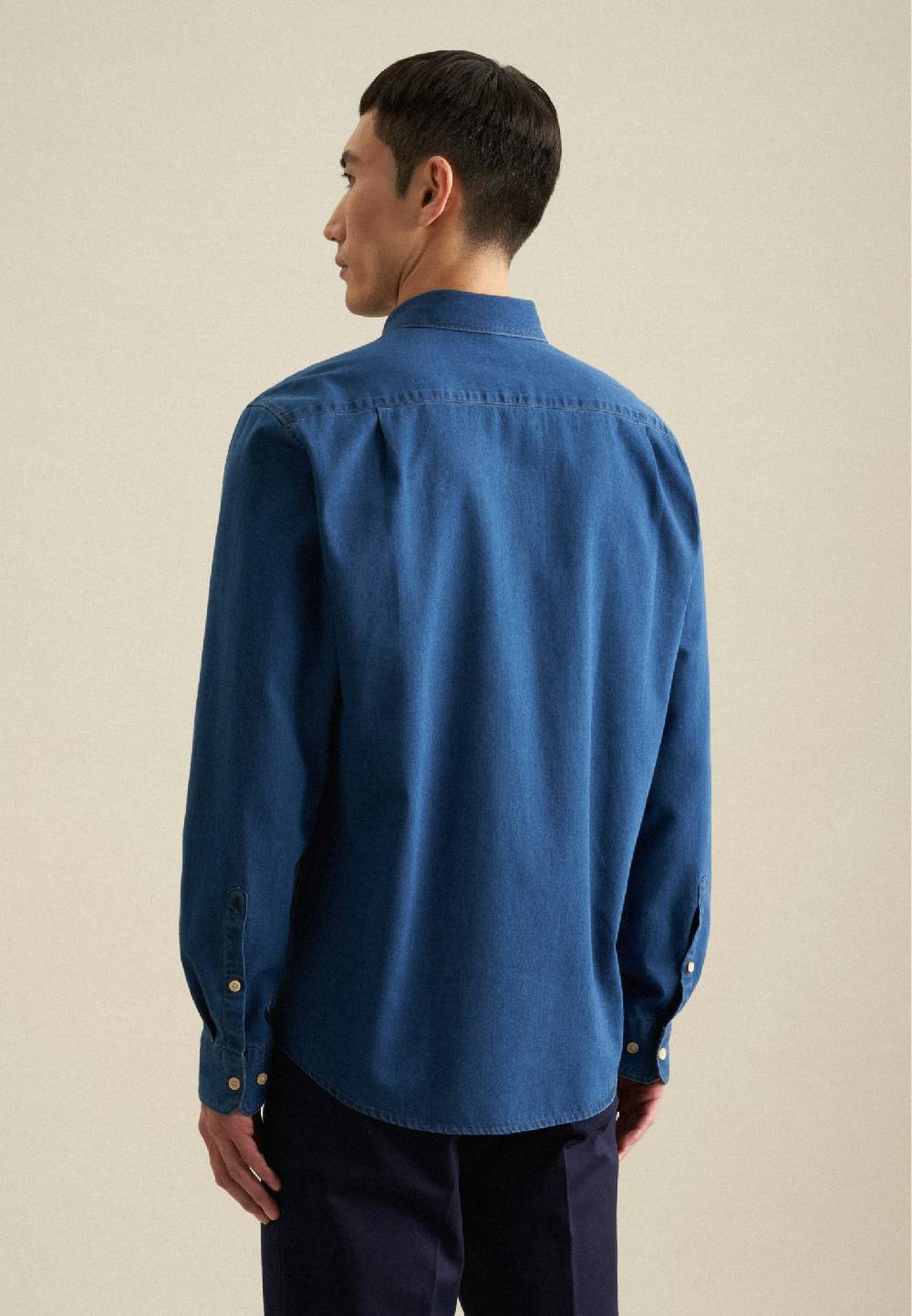 Studio Seidensticker Denim Casual Hemd in Regular mit Button-Down-Kragen Neuheiten