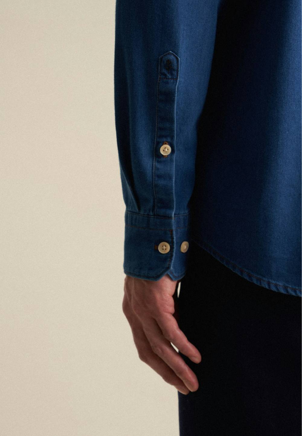 Studio Seidensticker Denim Casual Hemd in Regular mit Button-Down-Kragen Neuheiten
