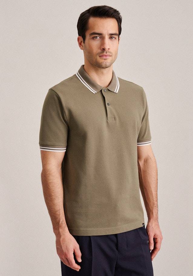 Studio Seidensticker Kragen Polo-Shirt Gerader Schnitt (Normal-Fit)