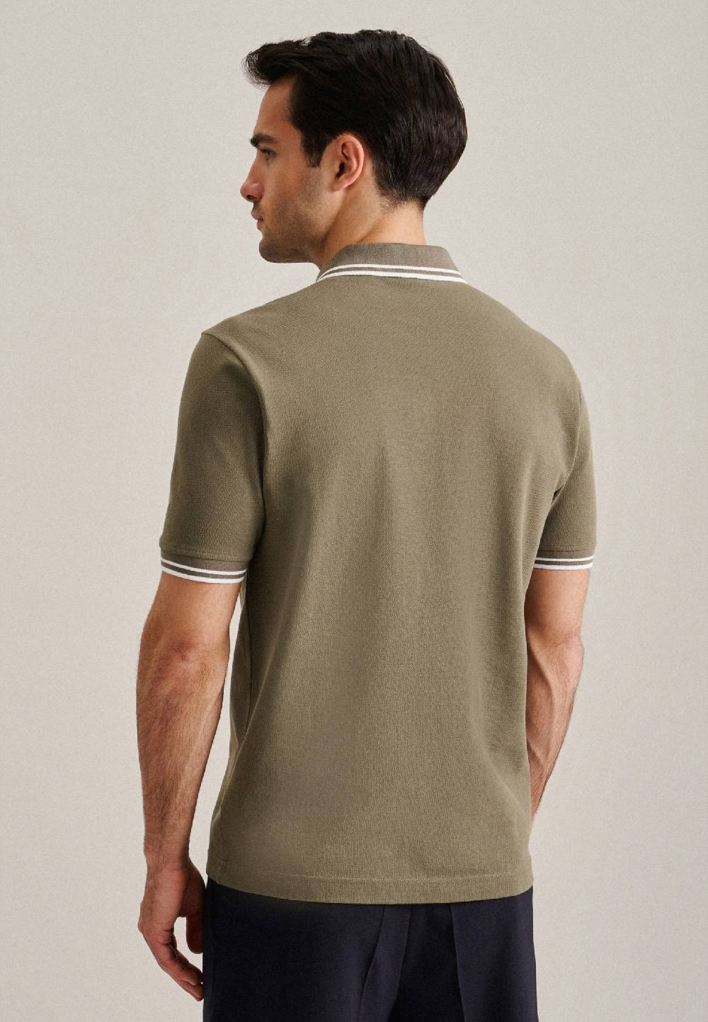 Studio Seidensticker Kragen Polo-Shirt Gerader Schnitt (Normal-Fit) Fabrik Onlineshop