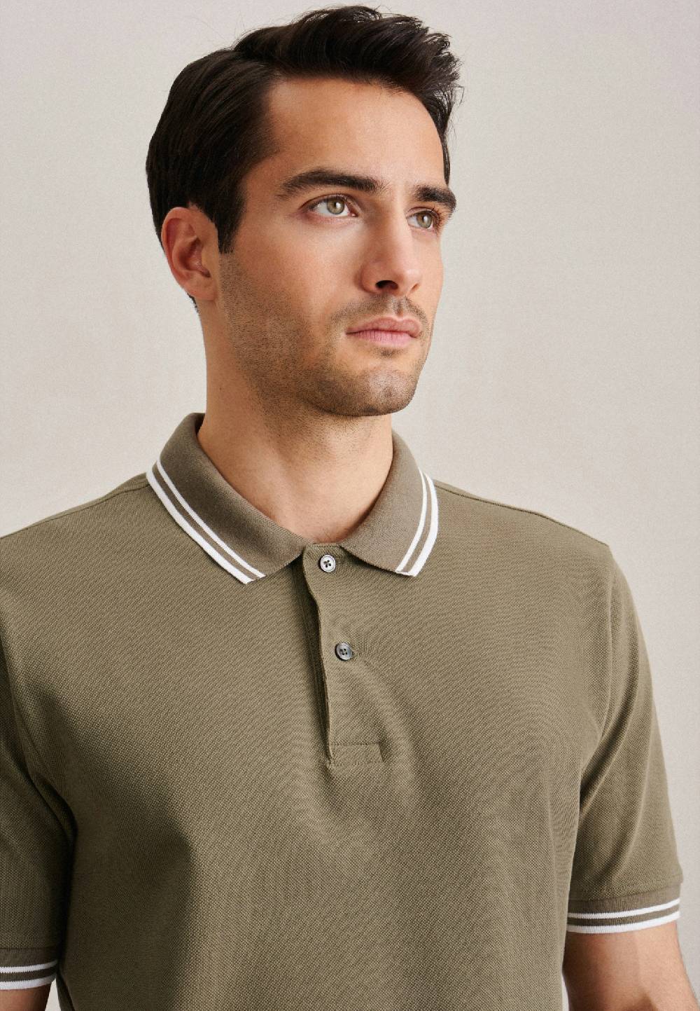Studio Seidensticker Kragen Polo-Shirt Gerader Schnitt (Normal-Fit) Fabrik Onlineshop