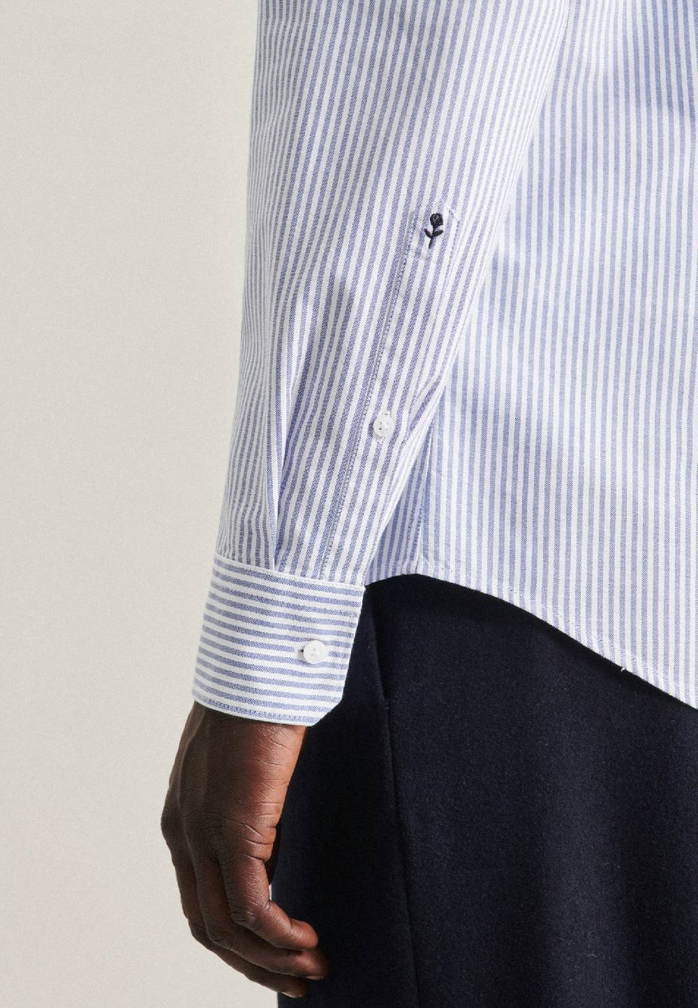 Studio Seidensticker Oxford Business Hemd in Shaped mit Button-Down-Kragen Kauf eins, bekomm eins gratis