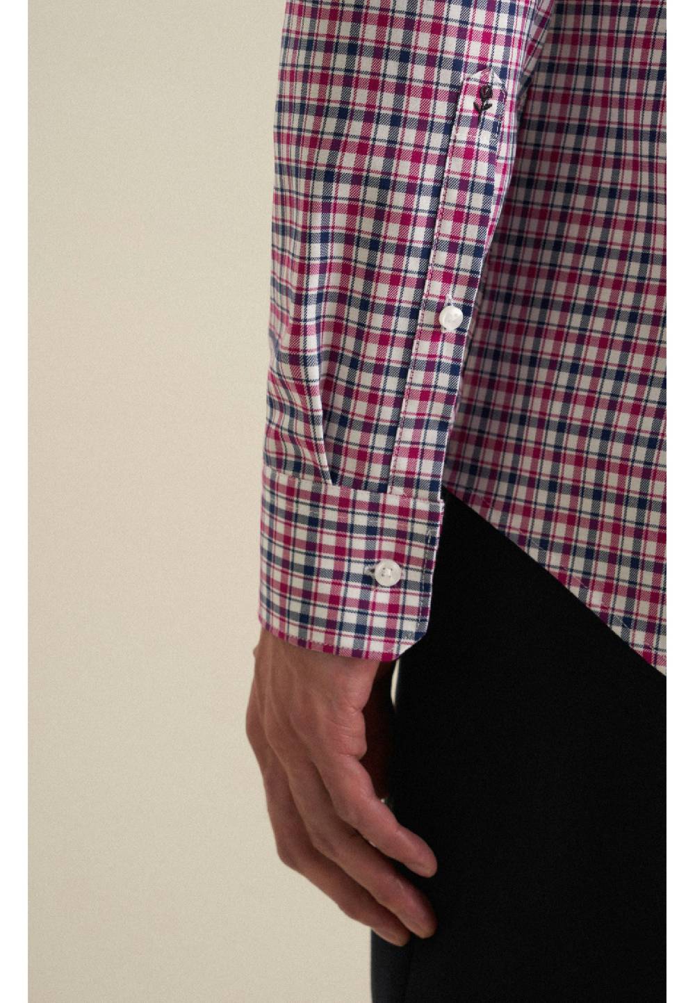 Studio Seidensticker Bügelfreies Twill Business Hemd in Slim mit Button-Down-Kragen Letzter Tag