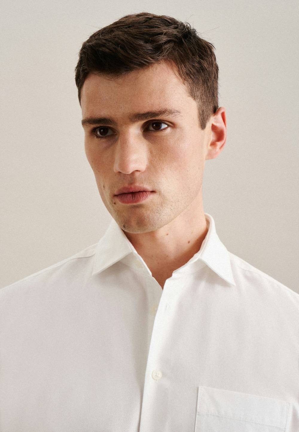 Studio Seidensticker Twill Casual Hemd in Regular mit Kentkragen Neueste Stile
