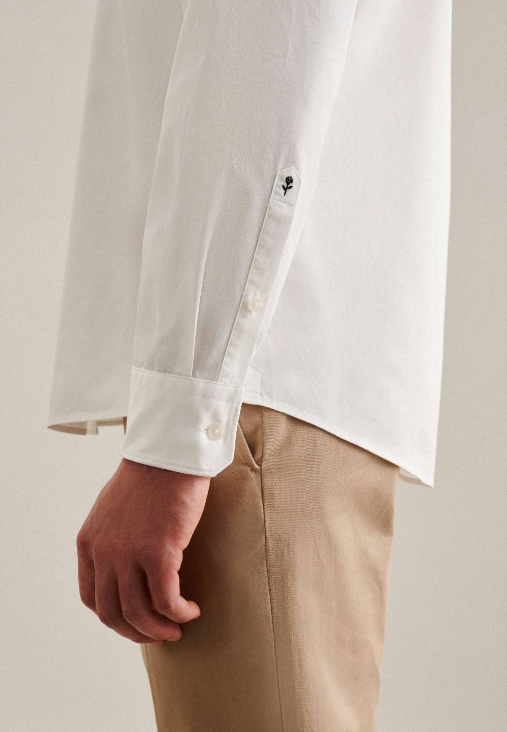 Studio Seidensticker Twill Casual Hemd in Regular mit Kentkragen Neueste Stile