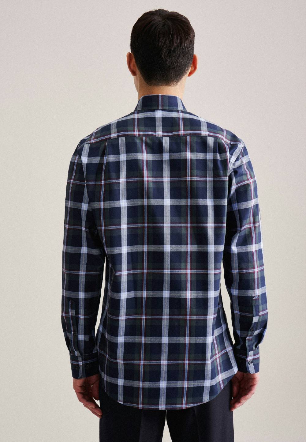 Studio Seidensticker Twill Flanellhemd in Regular mit Button-Down-Kragen Nur für heute