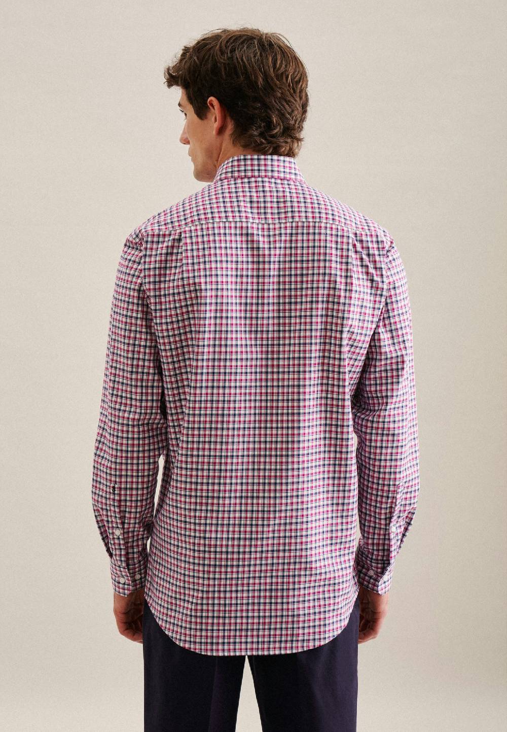 Studio Seidensticker Bügelfreies Twill Business Hemd in Regular mit Button-Down-Kragen Verkauf