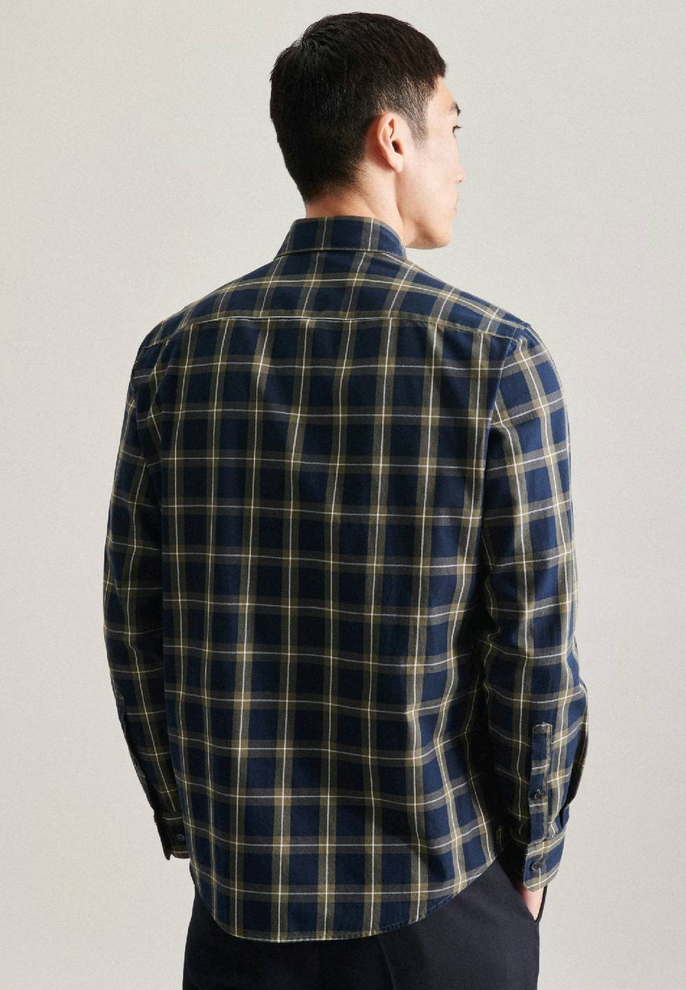 Studio Seidensticker Twill Casual Hemd in Regular mit Kentkragen Flash Sale
