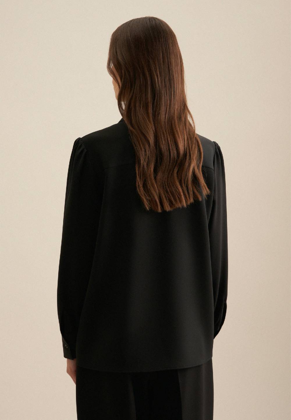 Studio Seidensticker Krepp Hemdbluse Super Rabatt