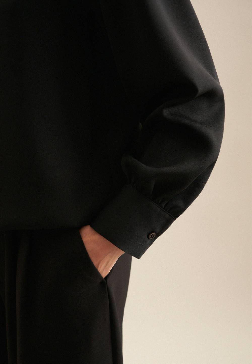Studio Seidensticker Krepp Hemdbluse Super Rabatt