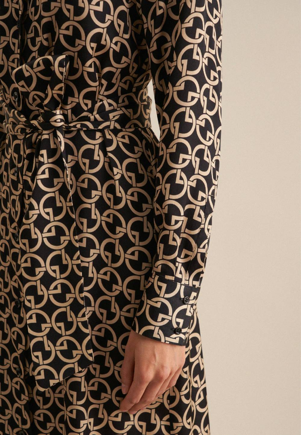 Studio Seidensticker Satin Midi Kleid Fabrikverkauf