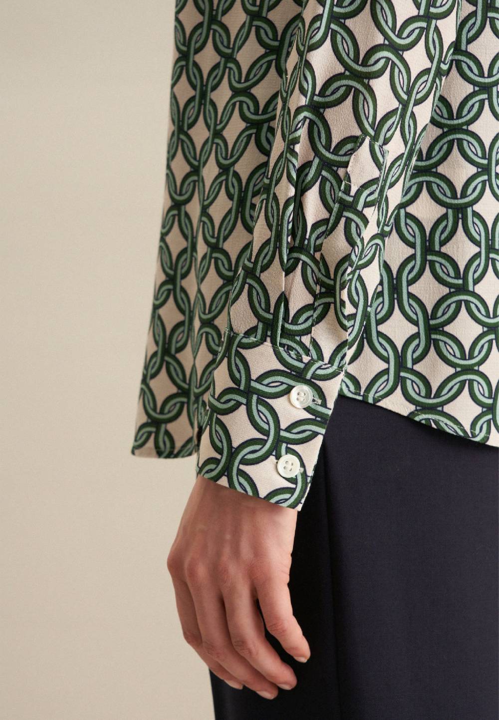 Studio Seidensticker Krepp Hemdbluse Online Outlet