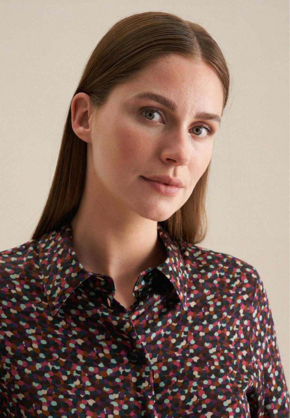 Studio Seidensticker Satin Hemdbluse Clearance-Verkauf