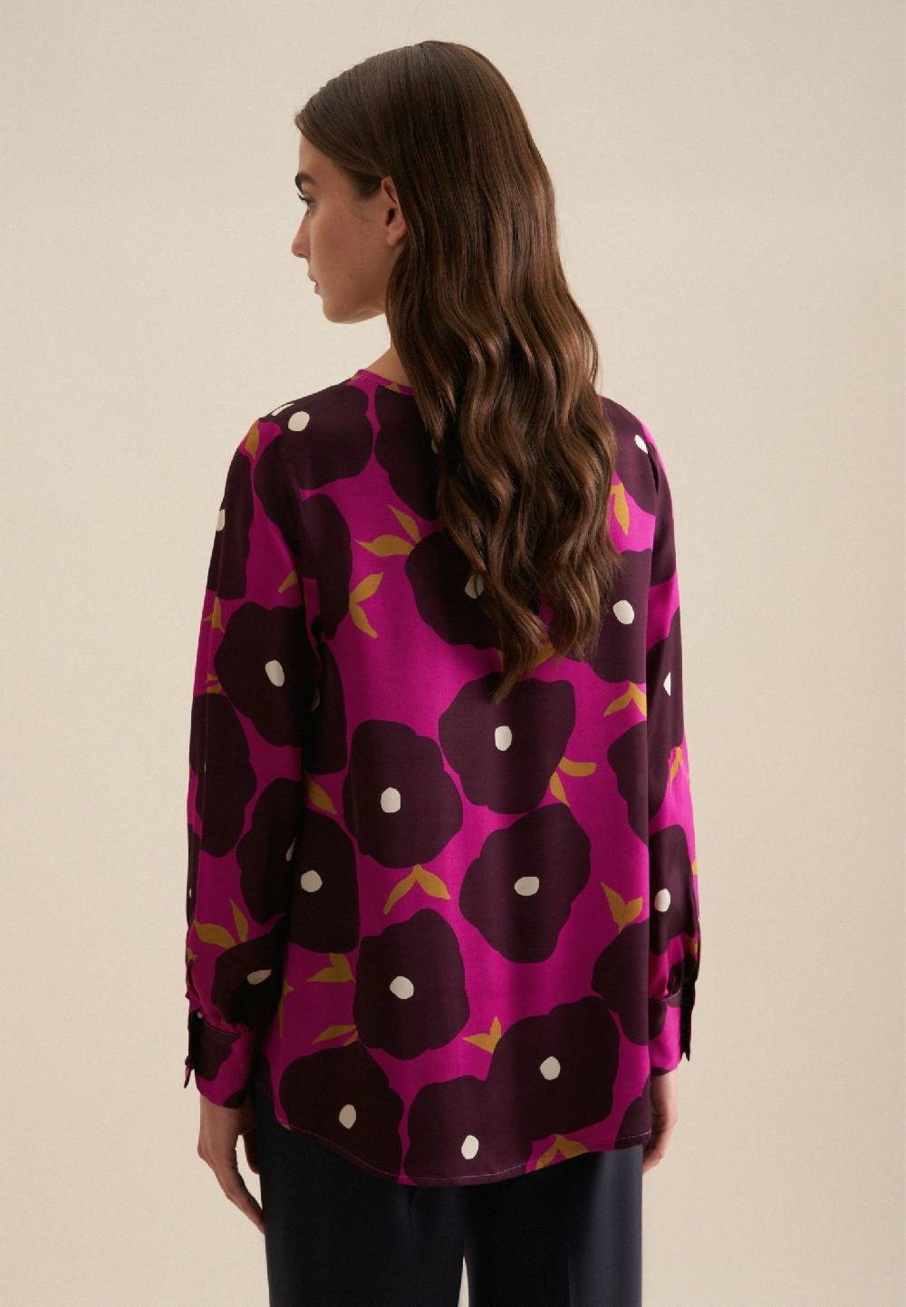 Studio Seidensticker Satin Shirtbluse Speichern exportieren