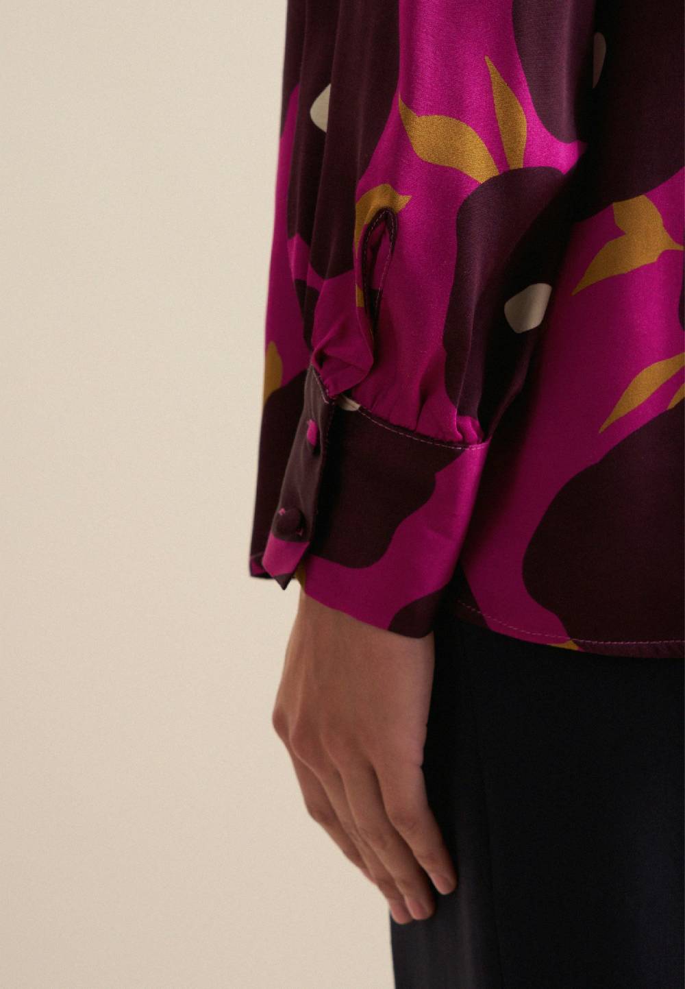 Studio Seidensticker Satin Shirtbluse Speichern exportieren