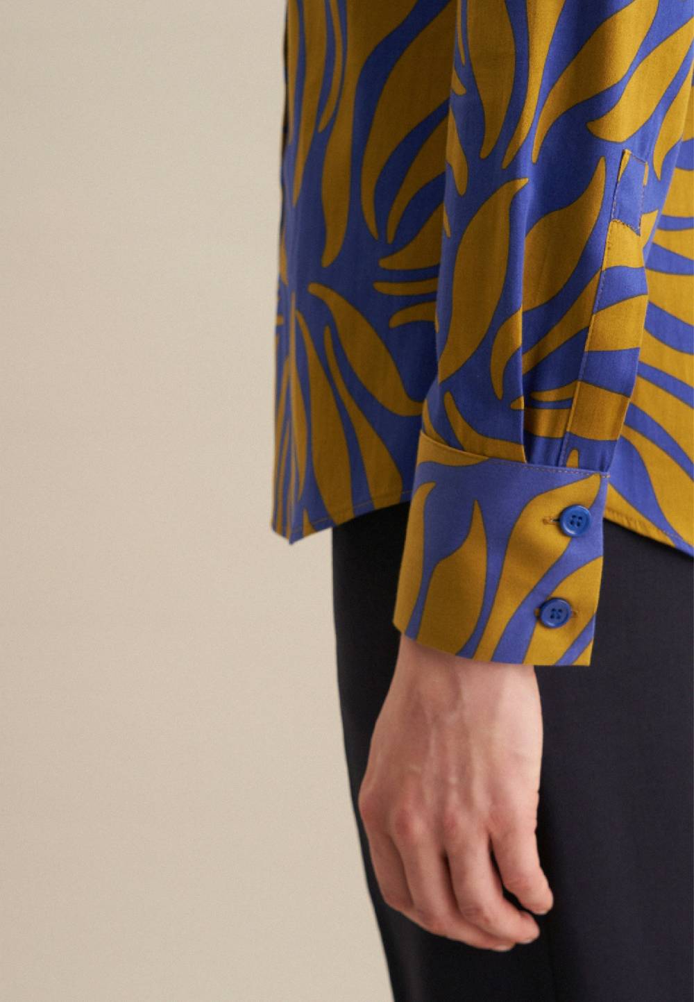 Studio Seidensticker Satin Hemdbluse Im Verkauf