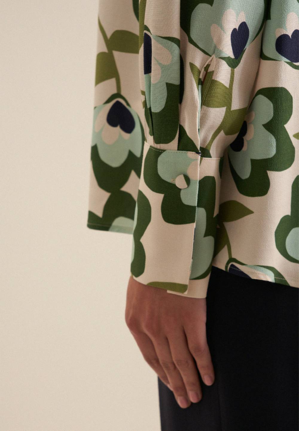 Studio Seidensticker Krepp Hemdbluse Rabatt
