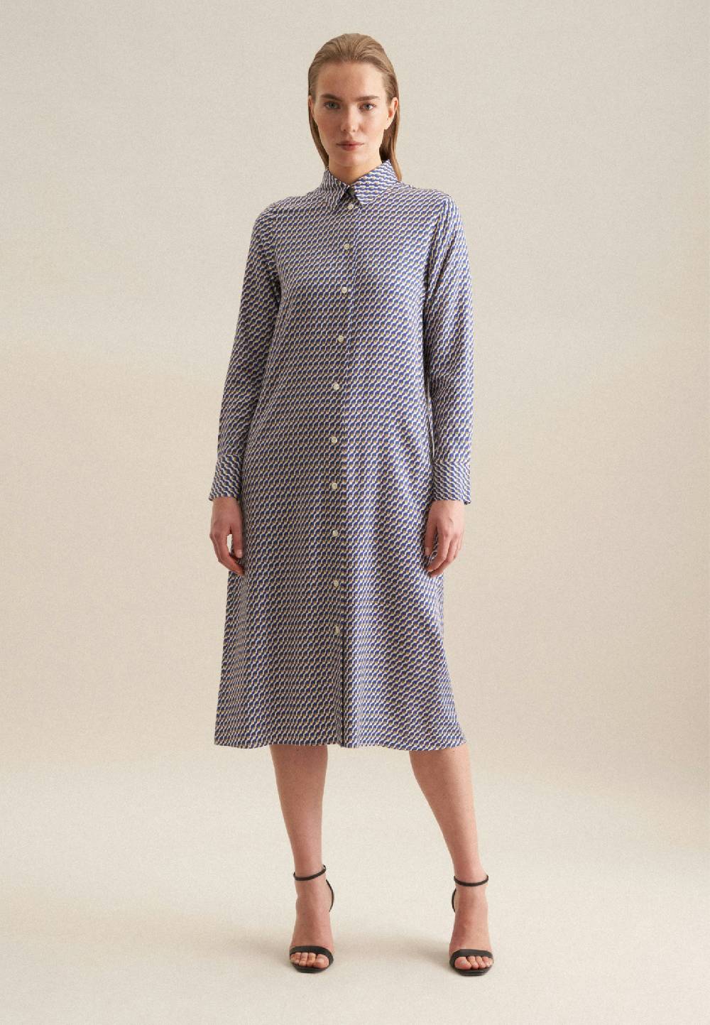 Studio Seidensticker Twill Midi Kleid Neueste Mode