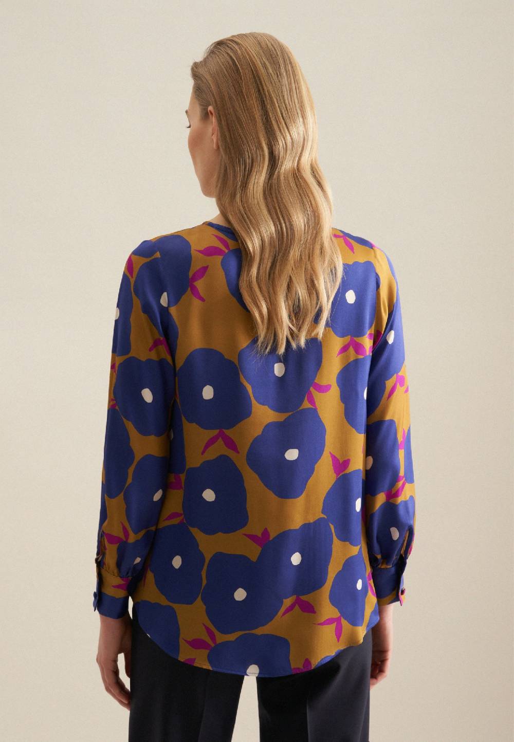 Studio Seidensticker Satin Shirtbluse Räumungsverkauf