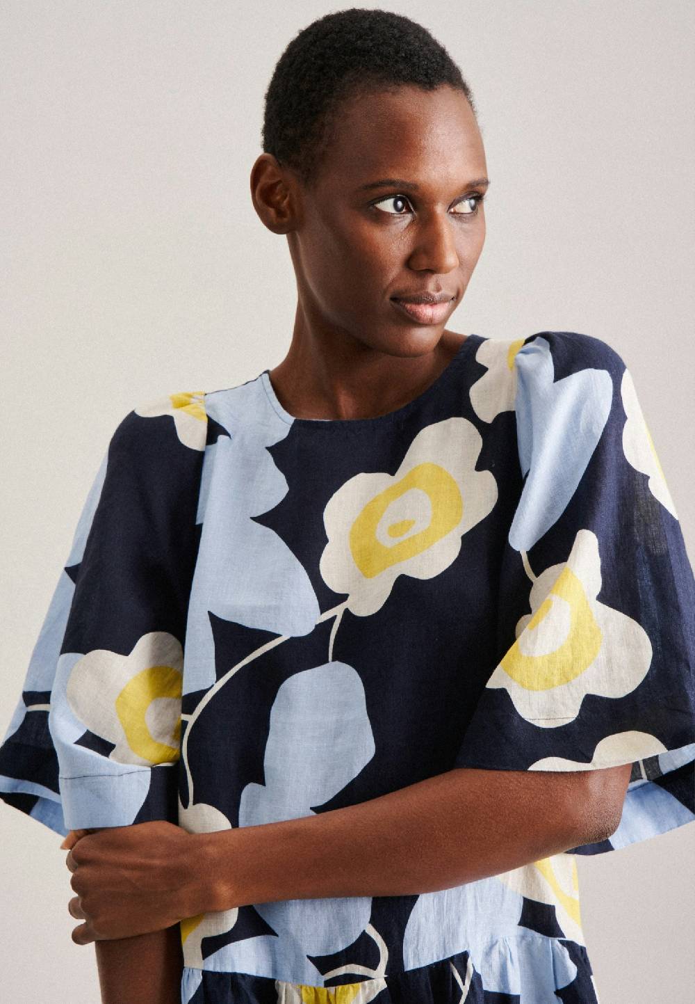 Studio Seidensticker Leinen Midi Kleid Bis zu 55% Rabatt