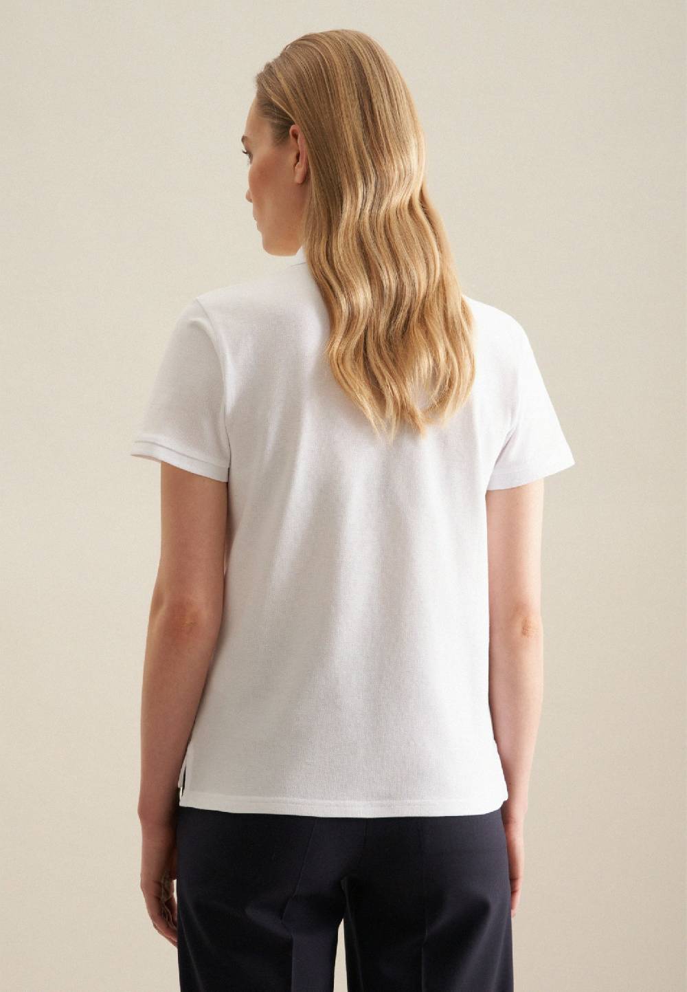 Studio Seidensticker Kragen Polo Shirt Regular Im Verkauf