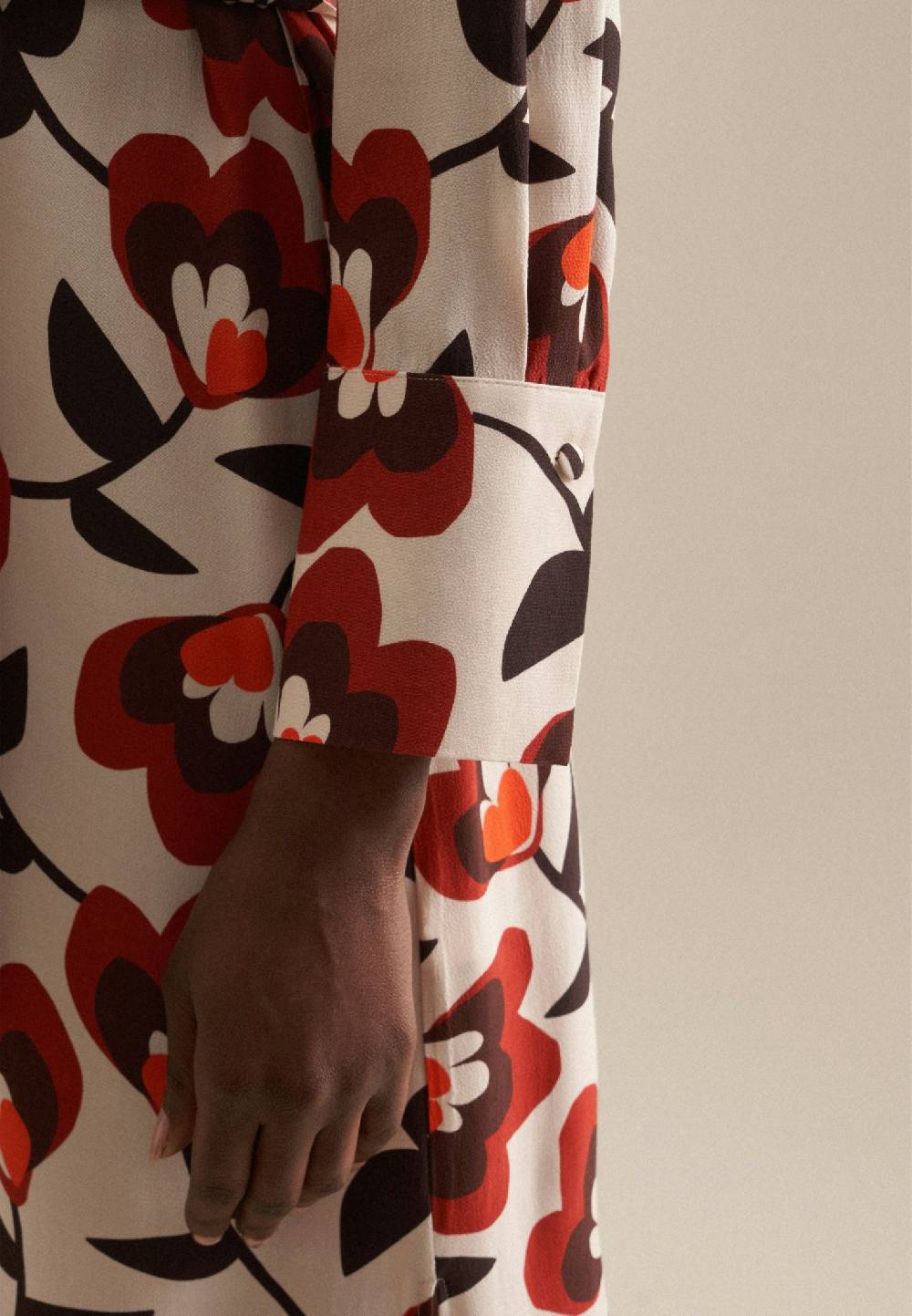 Studio Seidensticker Krepp Maxi Kleid Fabrik Onlineshop
