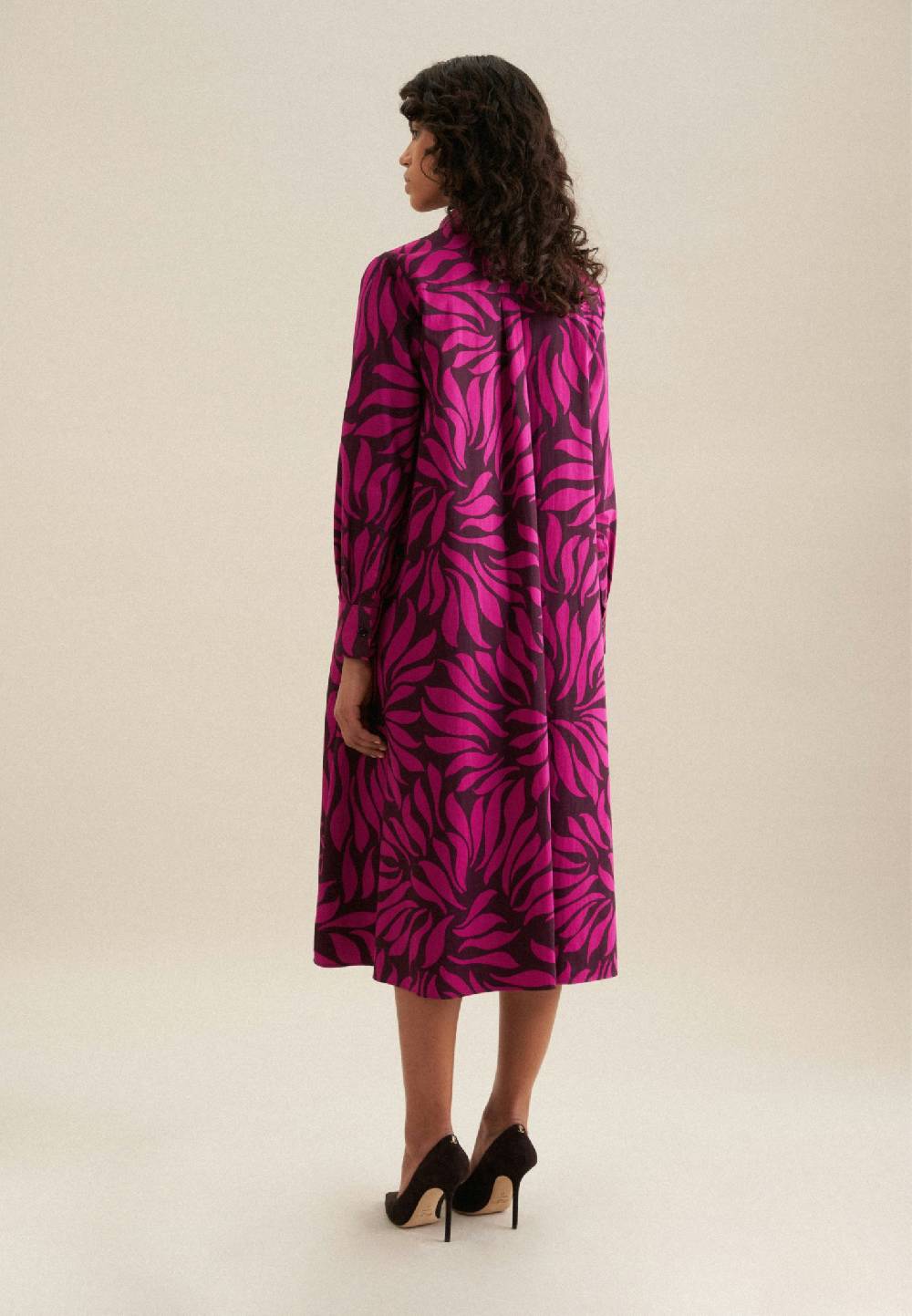 Studio Seidensticker Satin Midi Kleid Rabatt